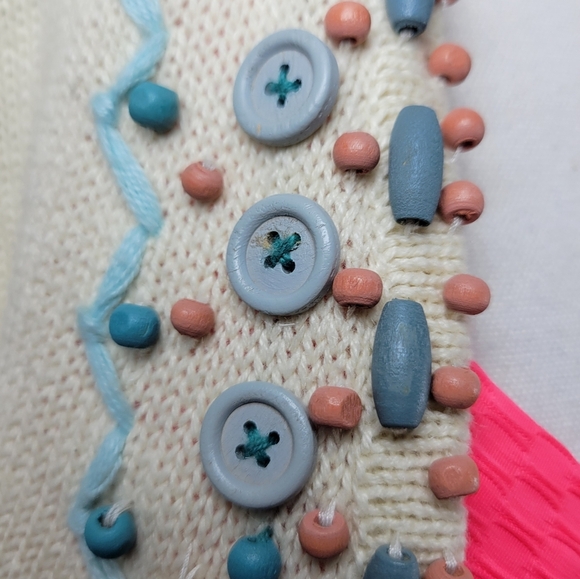 Storybook Knits Coastal Cardigan / Beach Swim Coverup Size Large - Picture 12 of 13